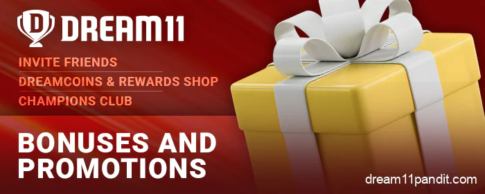 Bonus offers for Dream11 players