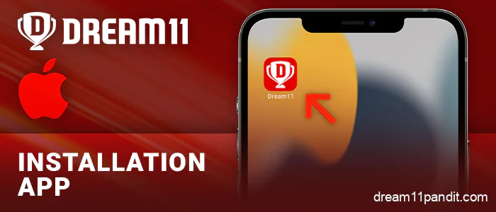 Install the Dream11 app and open it on iPhone